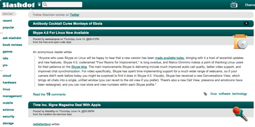 Slashdot: News for nerds, stuff that matters