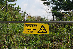 Fermilab "Caution Radiation Area" Sign