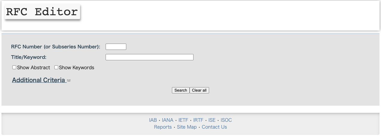 RFC Search